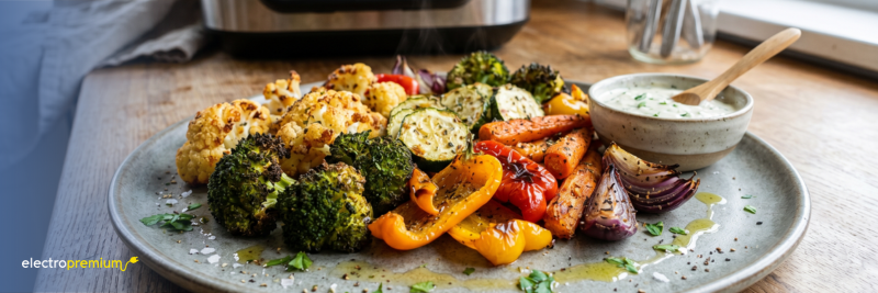 verduras air fryer